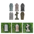 thumbnail image 4 of Decoraciones de Halloween Yuyangstore Lápida de Cementerio de Espuma 17', 4 of 8