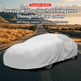 thumbnail image 5 of Aniceparthy Car Cover Fit for Sedan/MPV/SUV, Dust-Proof Protection,PEVA,Waterproof All-Weather Rain Snow UV Sun Protector Indoor Outdoor,Gray,XL, 5 of 8