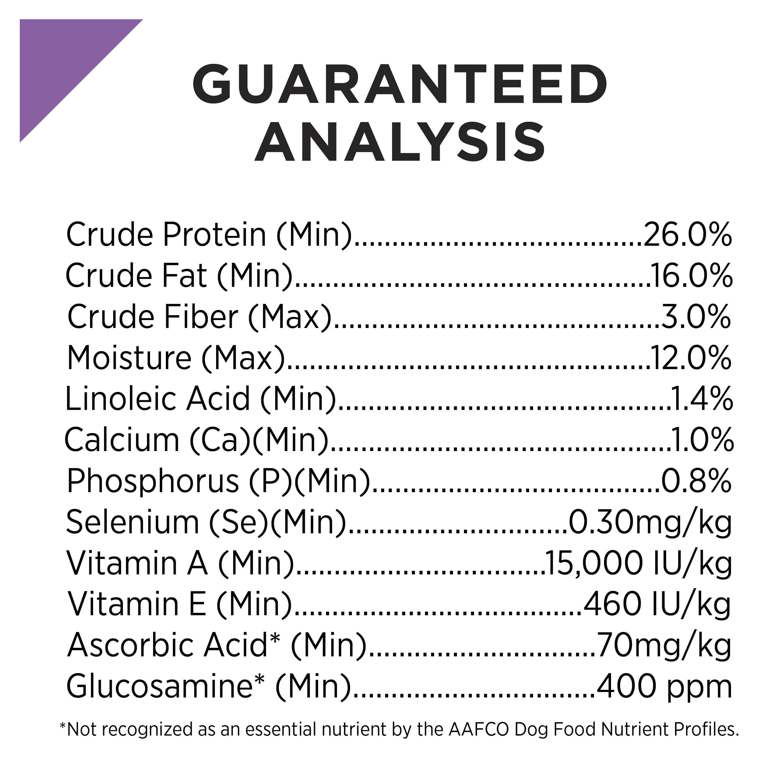 Ingredients in purina pro plan sport cheap