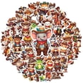 thumbnail image 2 of 35pcs-50pcs Cute Animal Stickers Cowboy Character Stickers PVC Stickers for Laptops Notebooks Suitcases, 2 of 9