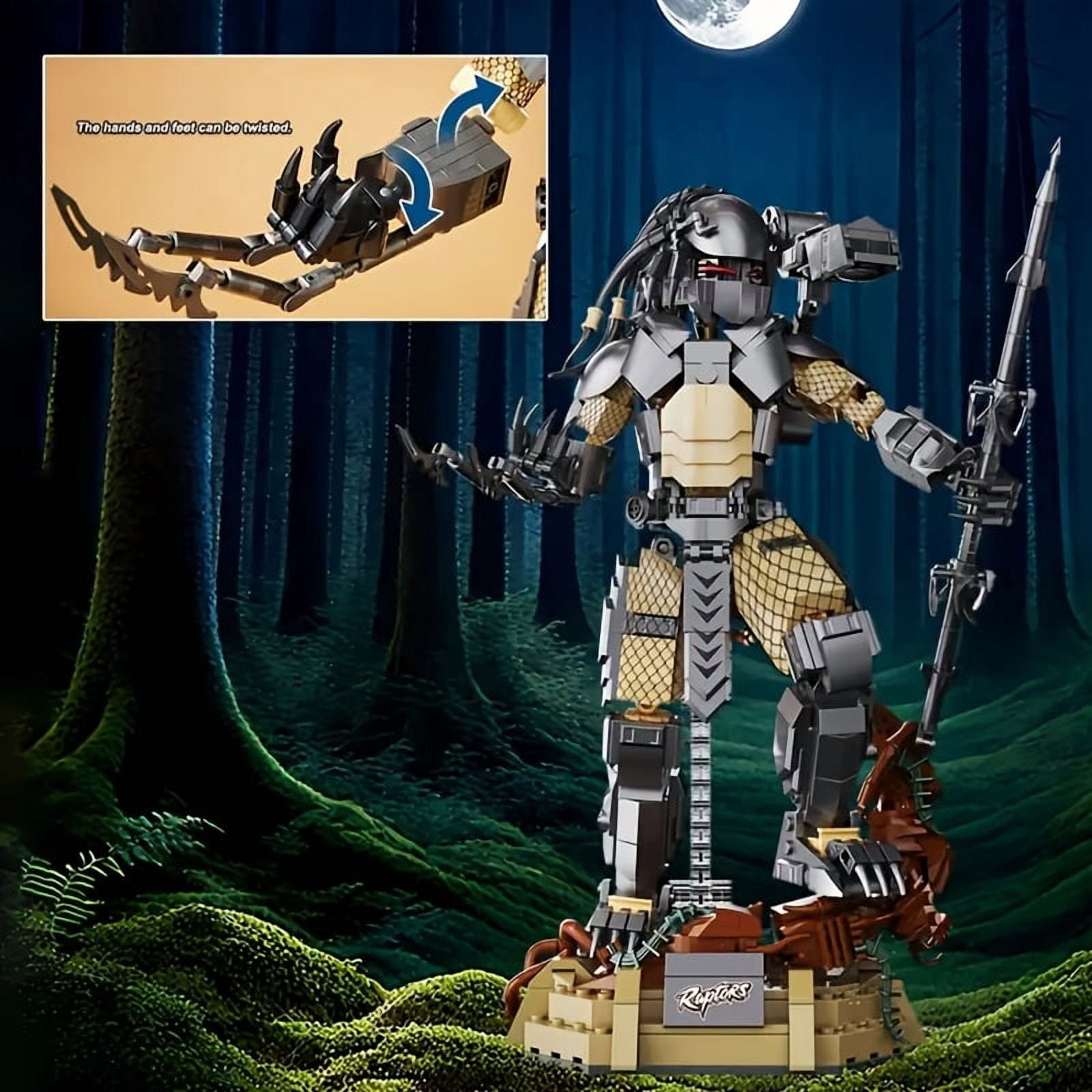 Remocguys Alien Predator Model Building Set Compatible with Lego Action Figure for Adults 978 Pcs