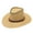 Khaki, variant on Adult Casual Plaid Summer Western Fashion Cowboy Sun Hat, Wide Brim Travel Sun Cap, White One Size