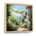 thumbnail image 2 of Designart "Laundry Day in the Province I" Bath & Laundry Floater Framed Canvas Wall Art, 2 of 7