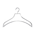 thumbnail image 4 of Percha para trajes perfecl de metal ancha para el hombro 43 x 26 cm, 4 of 8