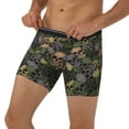 thumbnail image 3 of Xecao Camouflage Skulls Print Boxer Briefs for Men's Stretch Moisture-Wicking Underwear, Mid-Rise Classics breathable fabric, 3 of 7