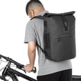 thumbnail image 3 of 3-in-1 Waterproof Bike Pannier Rear Rack Bag Shoulder Bag Outdoor Cycling Commuting Bag Pack with Laptop Compartment, 3 of 7