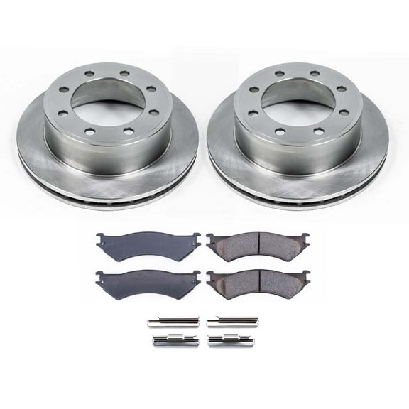 Ultimate Brakes Rear Semi-Metallic Brake Pad and Rotor Kit with Hardware WM80702
