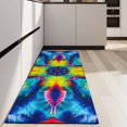 thumbnail image 4 of Colorful Tie Dye Symmetric Pattern Kitchen Rug Mat,Kitchen Runner Rugs Non Skid Washable,Decorative Kitchen Floor Mats for Kitchen,Sink,Laundry,17"X47", 4 of 5