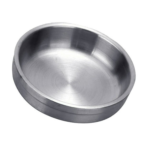 Plato de la Salsa de Soja de Acero Inoxidable Perfecl Plata 12cm