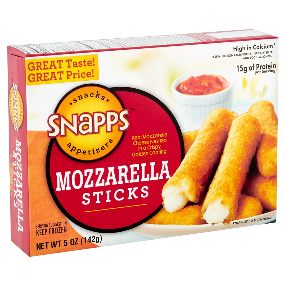 Snapps Mozzarella Sticks, 5 oz