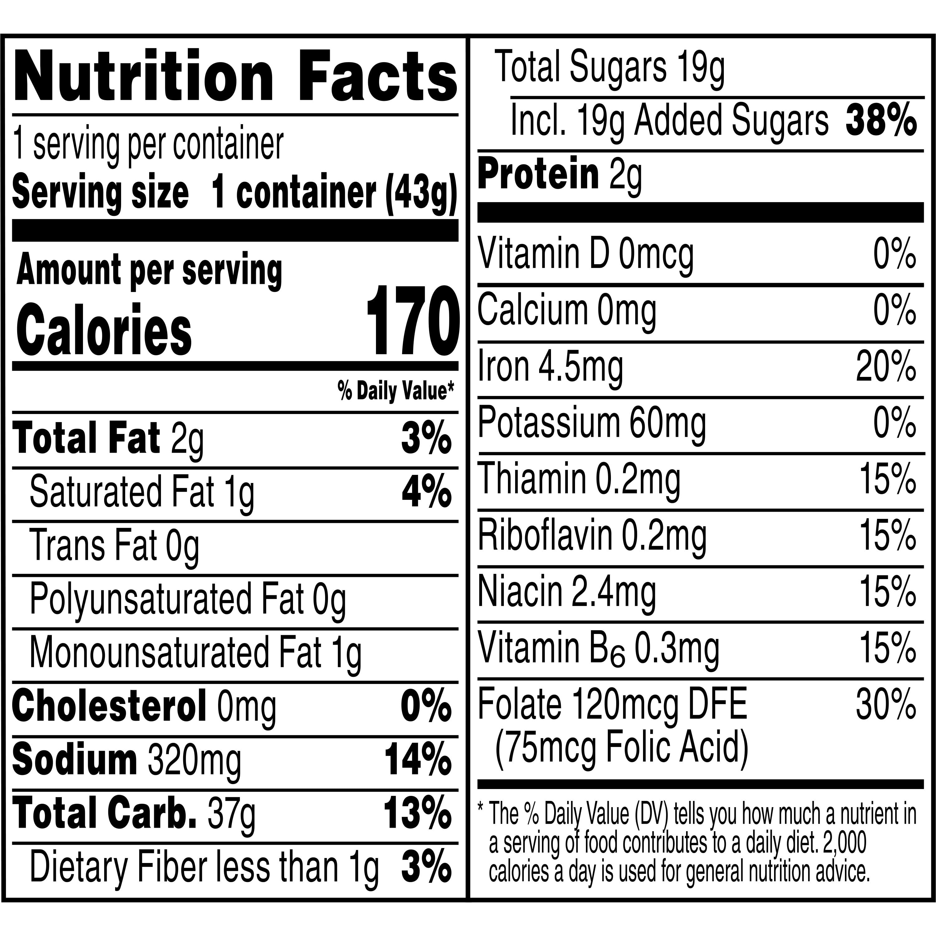 (10 pack) Cap'n Crunch Breakfast Cereal Original Express Cup, 1.51oz