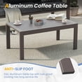 thumbnail image 2 of UDPATIO Aluminum Patio Furniture Set, Contemporary Outdoor Couch Set, Aluminum Patio Conversation Set, Gray, 2 of 10