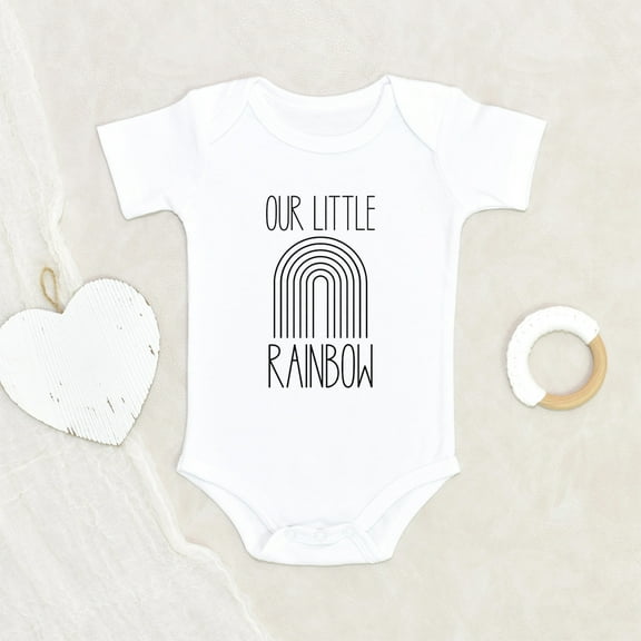 Pregnancy Announcement Clothes - Our Little Rainbows Clothes - Cute Baby Clothes - Baby Announcement Clothes