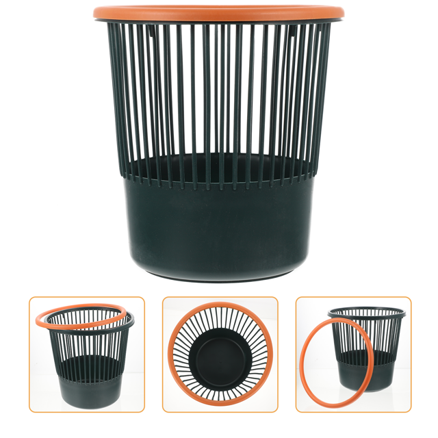 unbranded De Basura Verde De Plástico Con Base Resistente Ideal Para Cocina O
