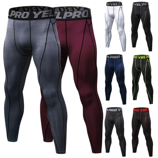 Pack de 2 mallas de compresión para correr de secado rápido para hombre