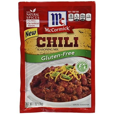Mccormick Gluten-Free Chili Seasoning Mix 1Oz (5 Pack)