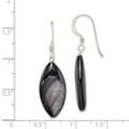 thumbnail image 2 of FB Jewels Sterling Silver Dark Grey Mother of Pearl Dangle Earrings, 2 of 2