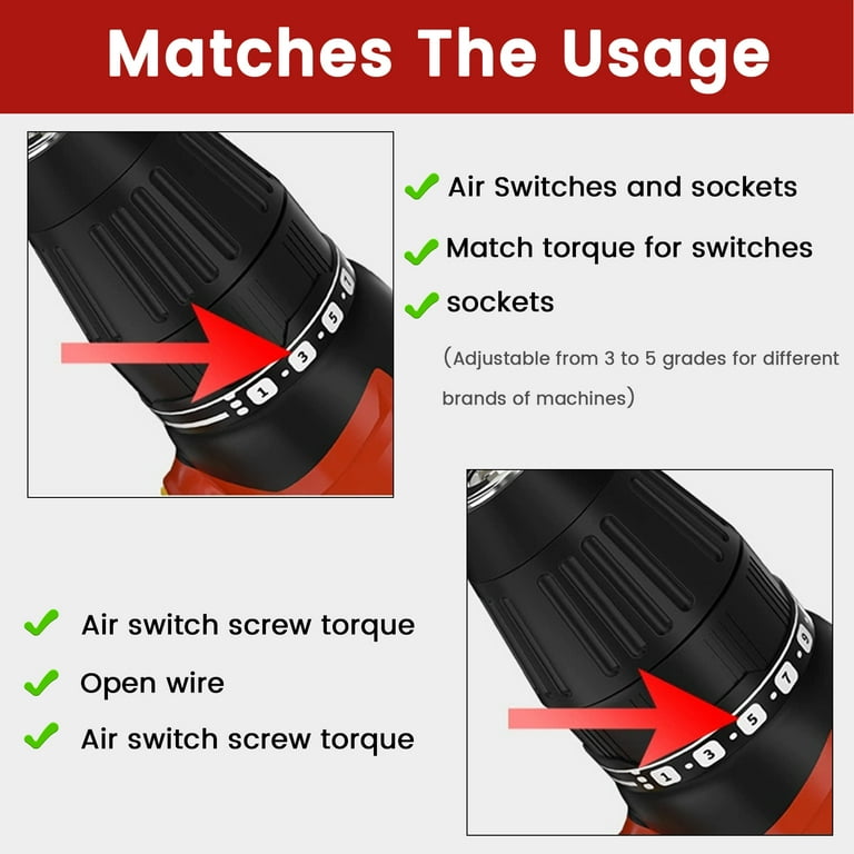 6-Piece FPH2 Cross Bit Screwdriver Set - Magnetic Special Electrical Tools For Electricians