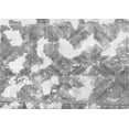 thumbnail image 1 of Ahgly Company Indoor Rectangle Abstract Gray Modern Area Rugs, 2' x 5', 1 of 4