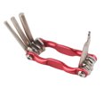 thumbnail image 4 of Outil de Réparation de Vélo Multifonction 7 en 1, Excellent Outil de Réparation de Vélo 7 en 1 Portable en Acier Allié Plus Robuste pour Effectuer l'Entretien Noir,Rouge,Bleu, 4 of 8