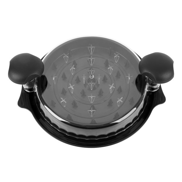 Cortador de Pollo, Molinillo de Carne Visible Con Gadget de Cocina Manual de ergonómico antideslizante con tapa Transparente para verduras de Carne