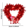 thumbnail image 3 of Mrzhqd Valentine'S Day Love Garland Wedding Party Scene Layout Luminous Decoration Heart Shaped Garland Light String Diy, 3 of 6