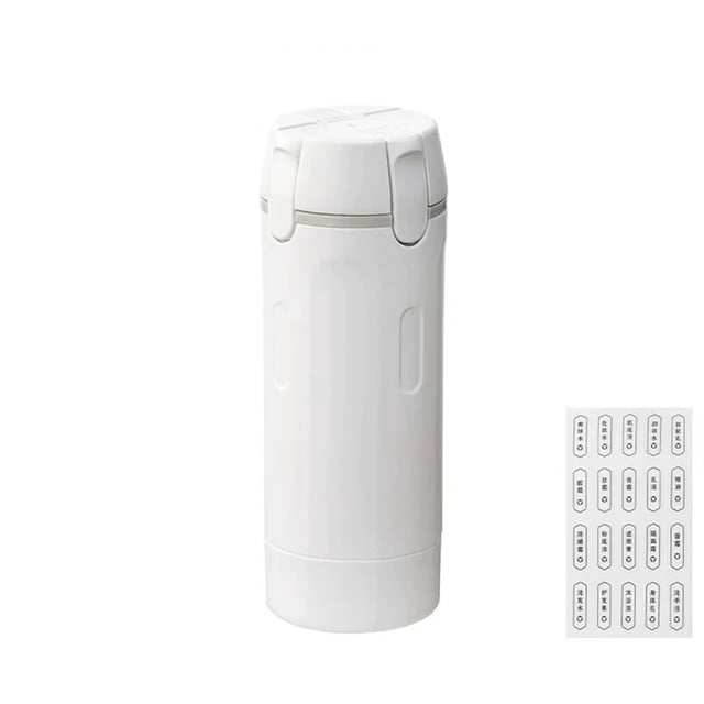 Tong 4 In 1 Travel Toiletry Dispenser — Refillable Leak Proof Travel Bottles With Measurement Markings And Labels — Portable Shampoo & Conditioner Containers