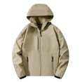 thumbnail image 5 of Dpytoraw Male Autumn And Winter Solid Color Soft Jacket Jacket, 5 of 5
