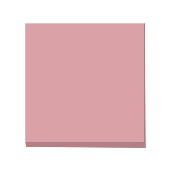 1Pc Sticky Notes 1.5x1.5", 5 Colors Self Sticky Notes, Sticky Pads, Mini Soft Paste Self-Stick Note, Recyclable, Self-Stick Pads, Easy to Stick Perfect for Office, Study, and Home(Pink,1.5x1.5")