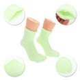 thumbnail image 3 of Unique Bargains 1 Pair Women's Thermal Sleep Cozy Socks Lake Green 93% Polyester 7% Spandex, 3 of 5