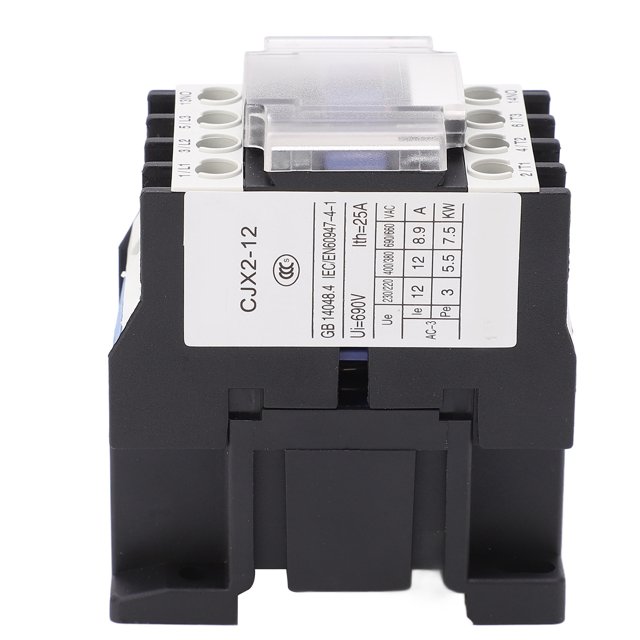 High-Sensitivity 220V AC Contactor with ABS Durable Silver Contacts for Industrial Electrical Applications