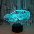 thumbnail image 1 of YSITIAN 3D LED Optical Illusion Acrylic Night Light with Remote & Smart Touch 7 Colors Changing（car） YT-14736, 1 of 7