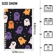 thumbnail image 2 of FORMRS 1-Subject Spiral Notebook 8" x 5" College Ruled 60 Refillable Sheet, 2 Pack, Orange Halloween Ghosts, 2 of 7