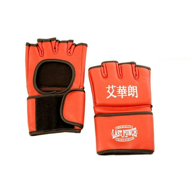 Shelter 141-XL Gants d'Entraînement Grappling MMA UFC Style Gloves&44; Rouge - Extra Large