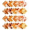 thumbnail image 2 of Soimoi 40Pcs Tie Dye Print Precut Fabrics Strips Roll Up 1.5x42inches Cotton Jelly Rolls For Quilting - Orange, 2 of 9