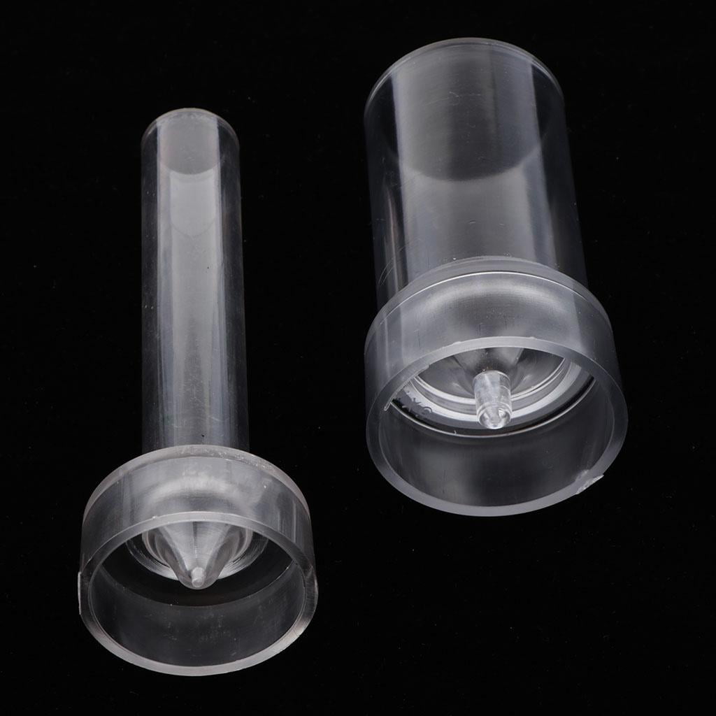 Milageto 2Pcs Plastic Clear Church Top Candle Mould Soap Mold DIY Candle Making Model