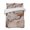 Brown, variant on Quilts Twin XL Size, Marble Grey Soft Comforter Bedding Set for Bed, Modern Abstract Ink Painting Luxury Lightweight Quilted Bedspread with Pillow Cover(2 Pieces) for All Season, 68x98 Inch