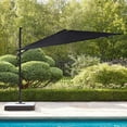 thumbnail image 1 of hometrends 10 ft. x 10 ft. Offset Square Umbrella & Base, 1 of 6