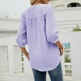 thumbnail image 4 of Blusa con cuello alto y estampado floral para mujer - Poliéster, corte holgado - Casual de primavera/verano - S-XXL, 4 of 4