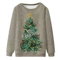 thumbnail image 1 of VBARHMQRT Sweat-Shirt Hommes Automne et Hiver Tendance Décontractée Imprimé de Noël Pull Col Rond Hoodie, 1 of 2