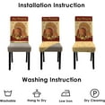 thumbnail image 6 of Thanksgiving Chair Covers Set of 4 Funny Turkey Chair Cover Dining Protector Stretch Removable Washable Back Chair Covers Home Decor Gifts, 6 of 6