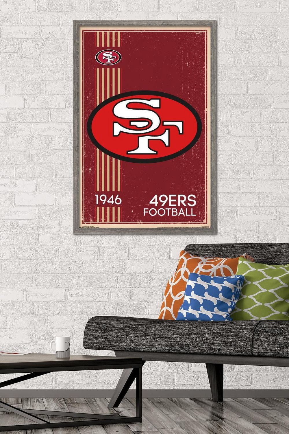 NFL San Francisco 49ers - Retro Logo 14 Wall Poster