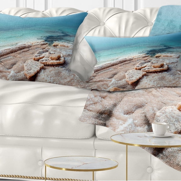 Designart 12" x 20" Multi-color Polyester Throw Pillow