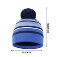 thumbnail image 3 of Meitianfacai Knit Hats for Kids Winter Beanie Hat, Children’s Warm Knitted Fleece Lined Ski Pompom Hat for Boys & Girls 4-10 Years, 3 of 6