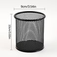 thumbnail image 4 of Xihbxyly Cubos de Metal para Bolígrafos, Prácticos Contenedores de Almacenamiento para Oficina, Organizadores de Malla de Hierro Duraderos, Ordena Tu Espacio de Trabajo, Ideales para Papelería y Herr, 4 of 7