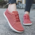 thumbnail image 2 of DLWKIPV Minimalist Barefoot-Style Sneakers - Breathable Knit Wide Toe Box Shoes for Daily Walking & Casual Wear (PINK,8), 2 of 6