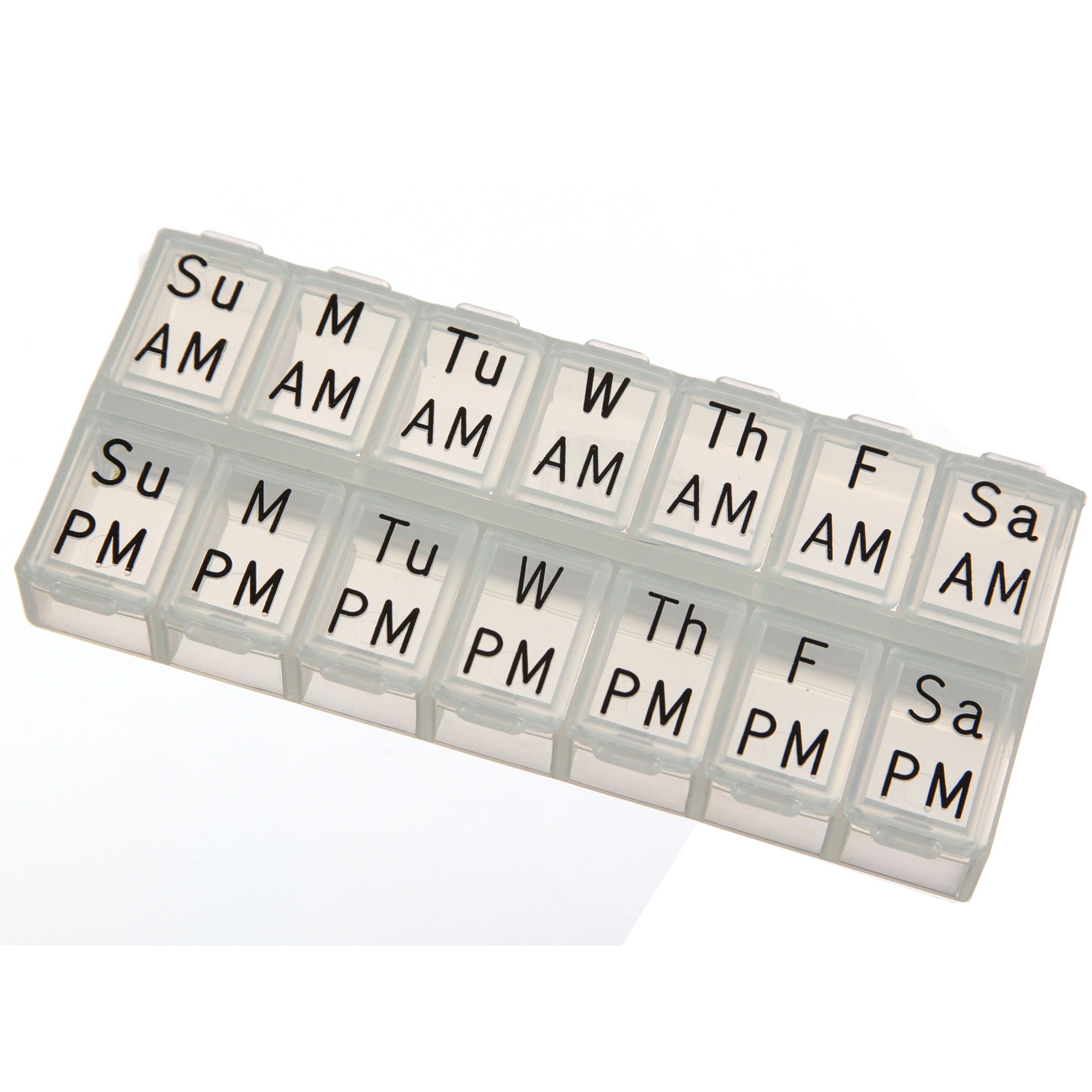Medifacx ProRx Disc Pill Cutter with 7 AM/PM Pill Organizer with FREE Green Disc