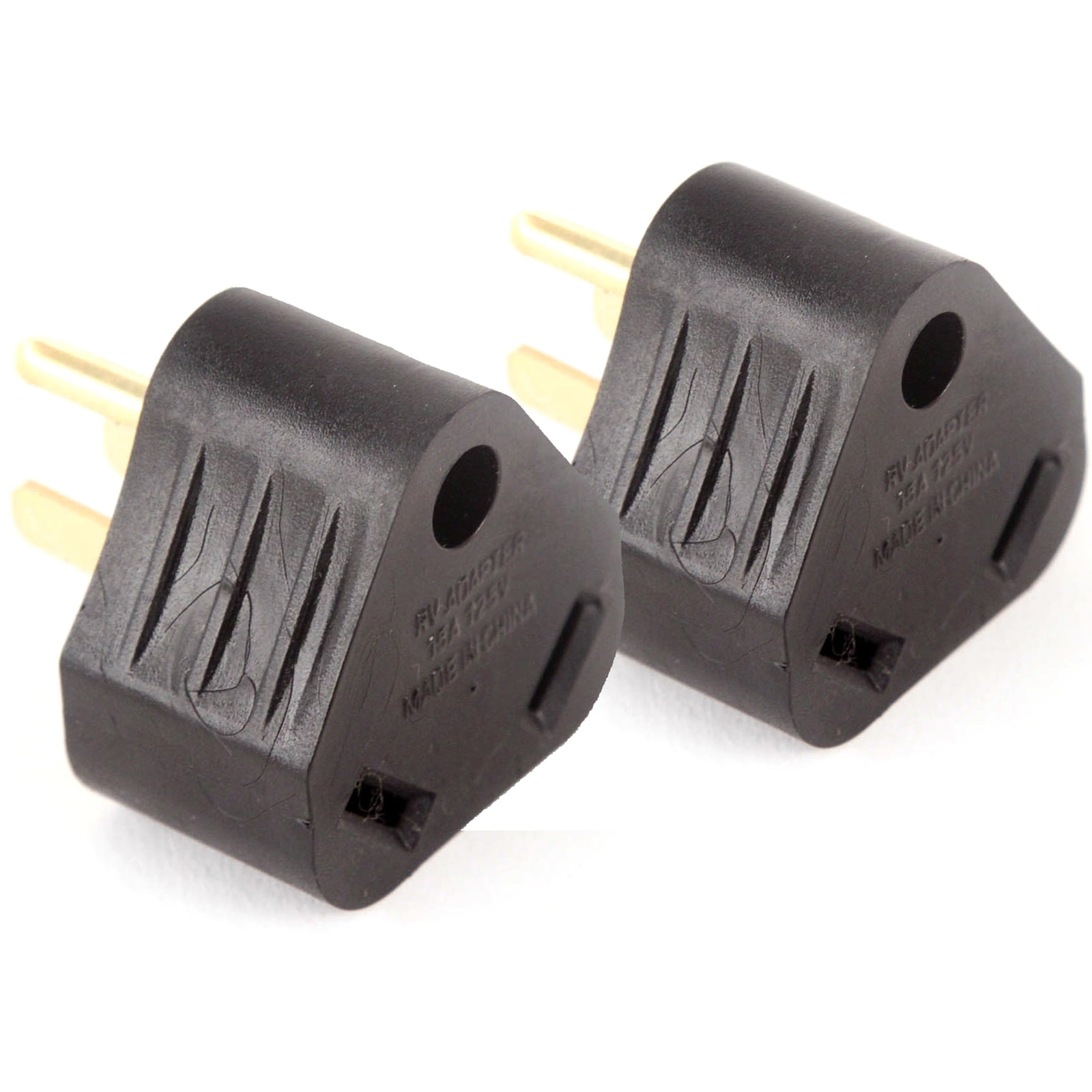 Red Hound Auto 2 RV Electrical Adapter 15 Amp Male to 30 a Female Plug