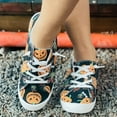 thumbnail image 6 of YLYL Halloween Sneakers for Women 2025 Fashion Pumpkin Skeleton Canvas Low Top Lace up Casual Walking Shoes, 6 of 8