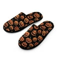 thumbnail image 4 of Gothic Pumpkin, Spooky Gift, Halloween Slippers, Autumn Slippers, Women's Slippers, Indoor Shoes, 4 of 5